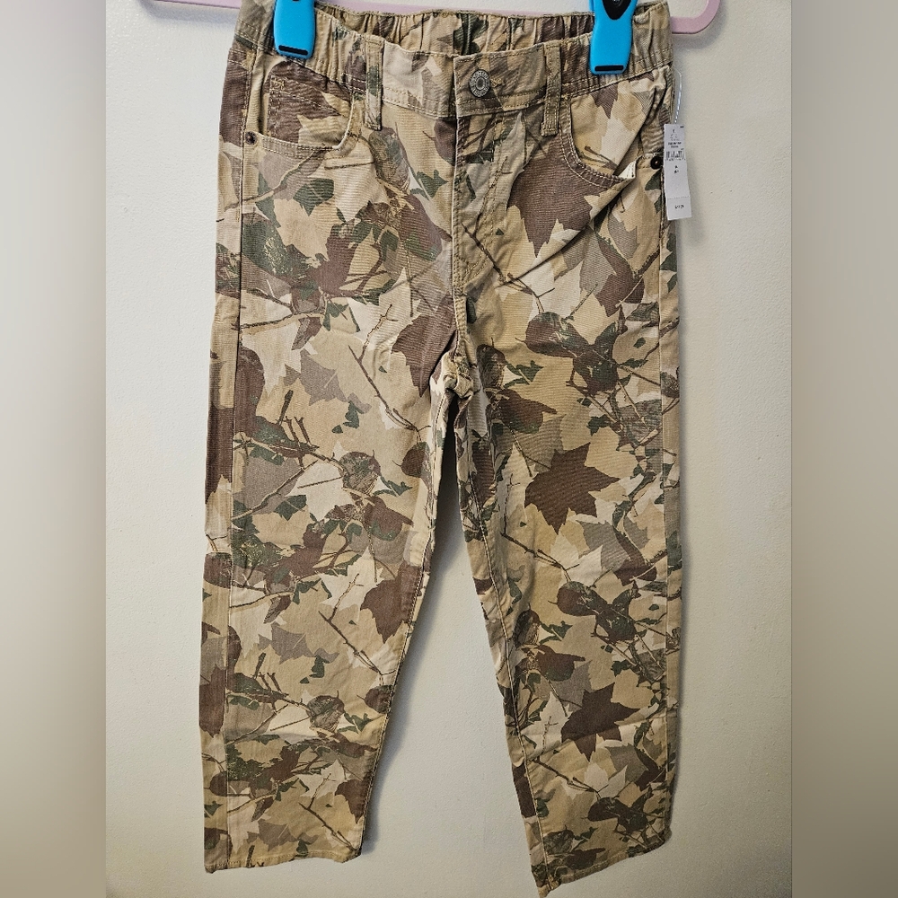 GAP NWT Boys Slim Camouflage Print Pants